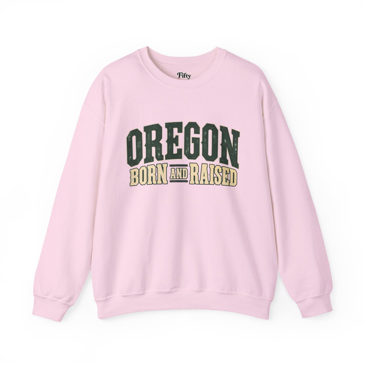 Oregon Born and Raised Pacific Northwest Americana Unisex Sweatshirt Graphic