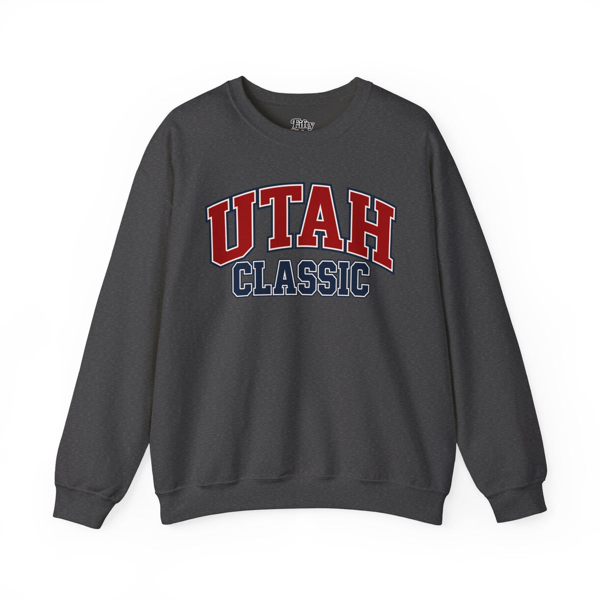 Utah Classic Unisex Crewneck Sweatshirt State Name Graphic