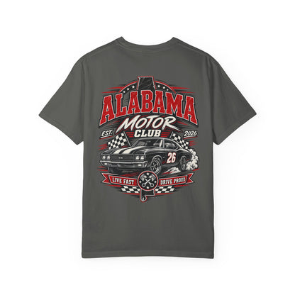 Alabama Motor Club Unisex Comfort Color 1717 Streetwear Graphic Tee