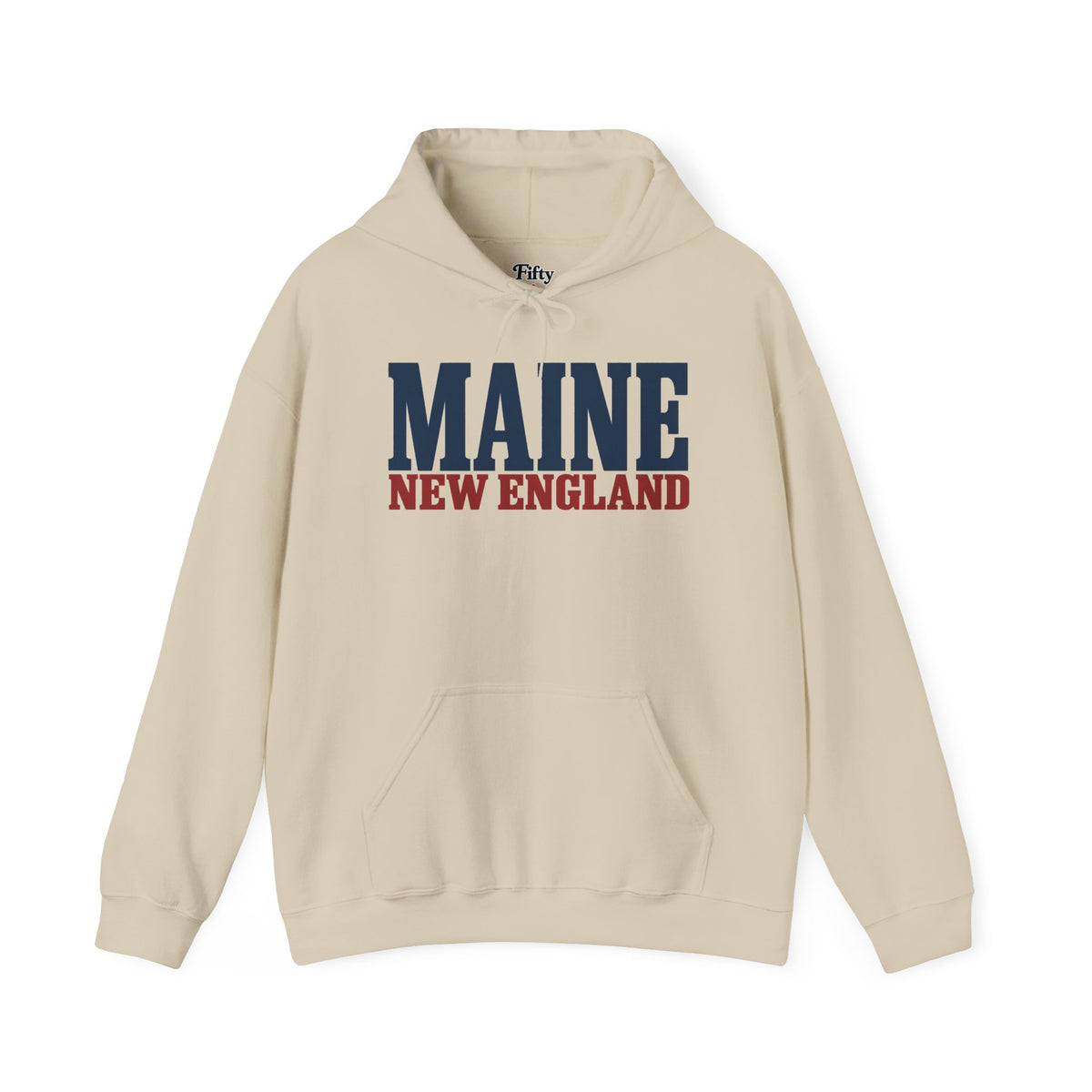 Maine New England Unisex Hoodie State Name Graphic