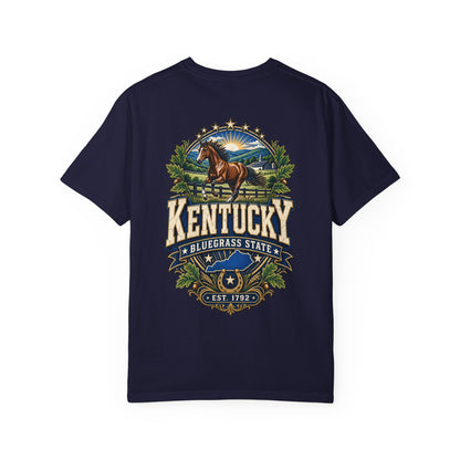 Kentucky Bluegrass Legacy Unisex Comfort Color 1717 Streetwear Graphic Tee