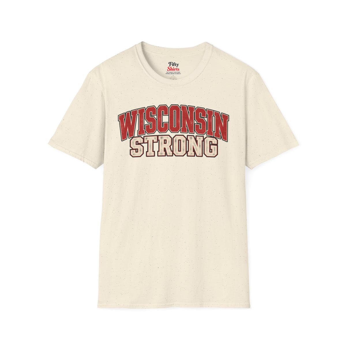 Wisconsin Strong Unisex Softstyle T Shirt State Name Graphic Tee