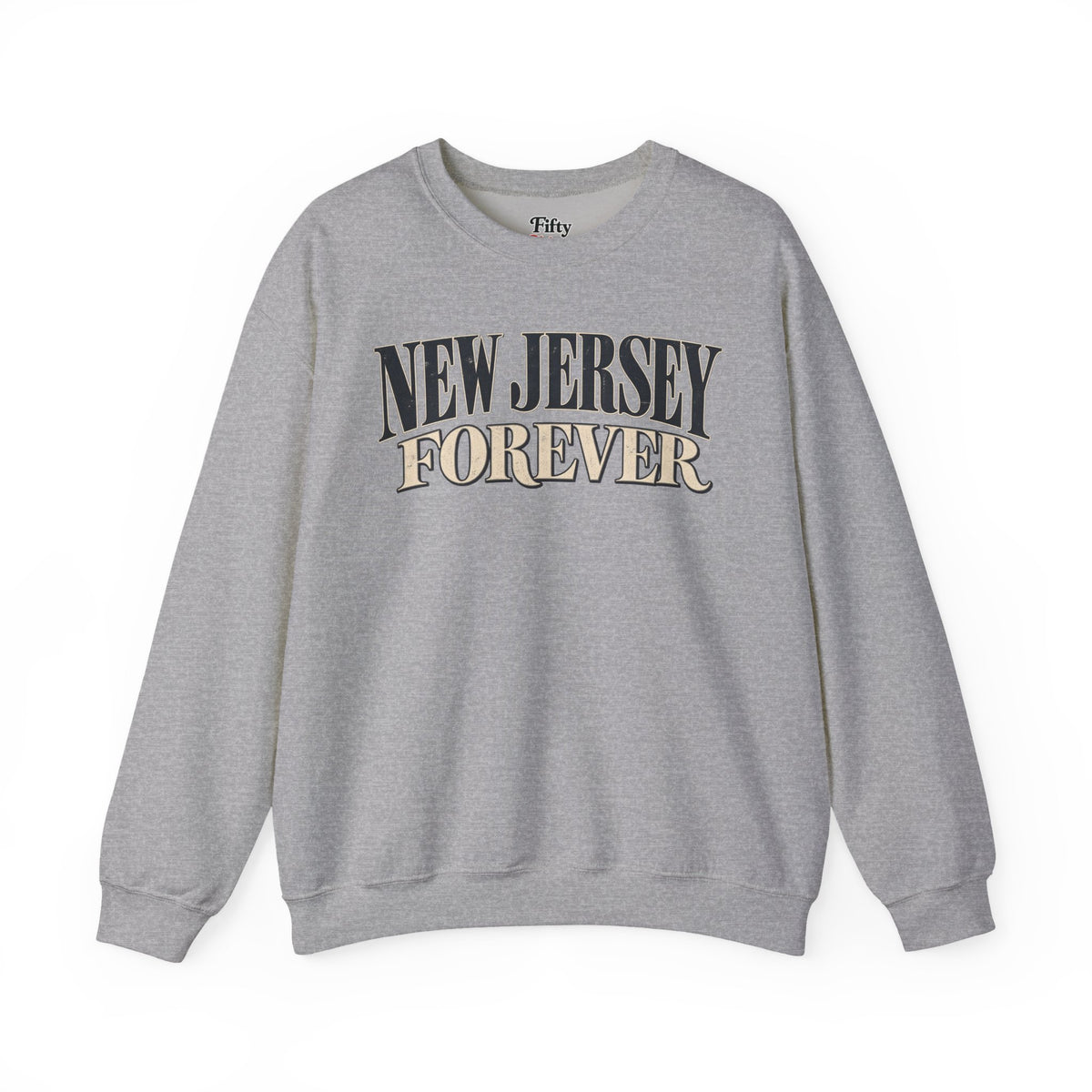 New Jersey Forever Unisex Crewneck Sweatshirt State Name Graphic