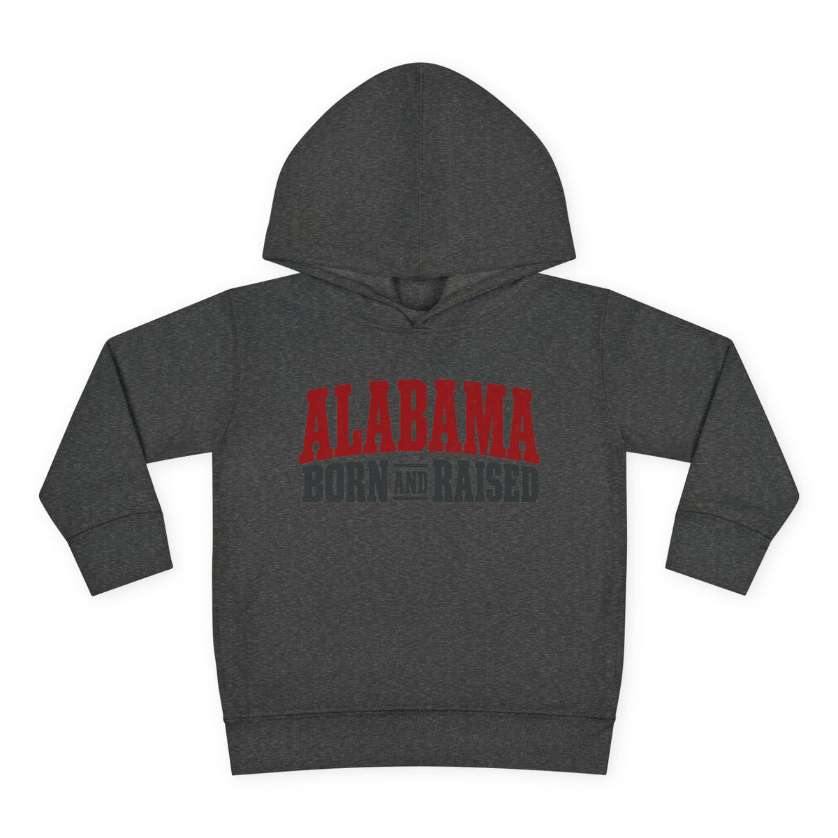 Alabama Born and Raised Rugged Workwear Unisex Toddler Pullover Fleece Hoodie