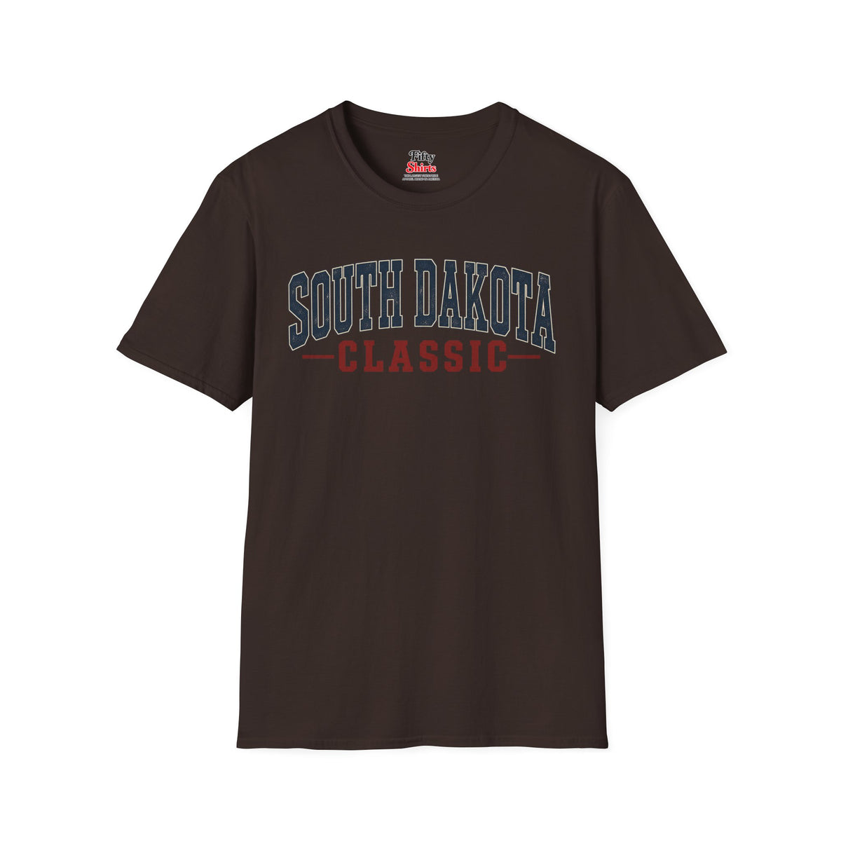 South Dakota Classic Unisex Softstyle T Shirt State Name Graphic Tee