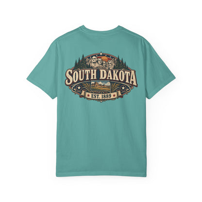 South Dakota Established 1889 Unisex Comfort Color 1717 Streetwear Graphic Tee
