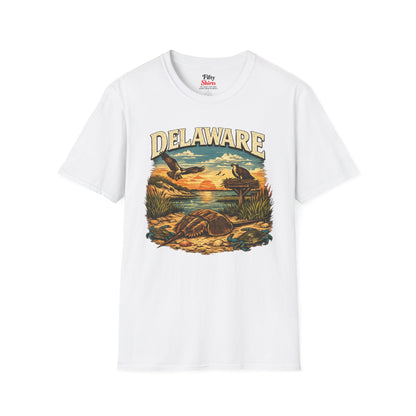 Delaware Wildlife Unisex Softstyle T Shirt State Pride Graphic Tee Collections FS03