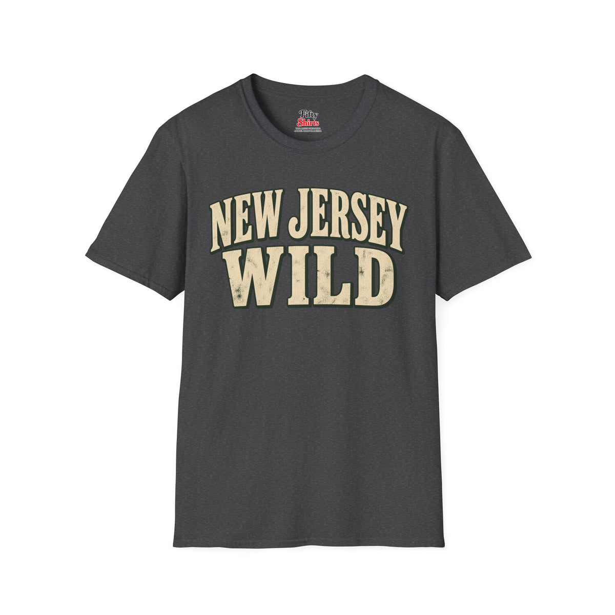 New Jersey  Wild Unisex Softstyle T Shirt State Name Graphic Tee