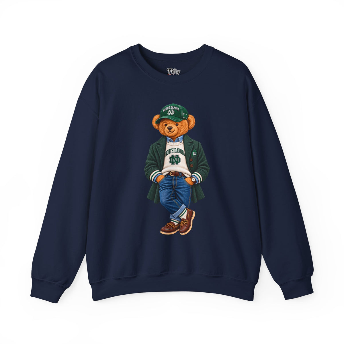 North Dakota- Game Day Teddy Bear Sweatshirt
