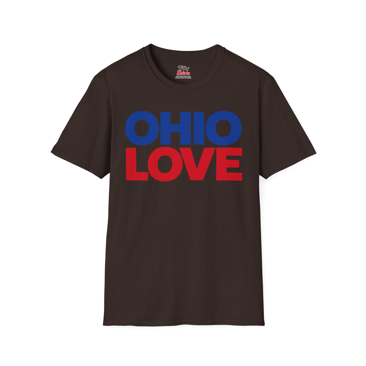 Ohio Love Unisex Softstyle T Shirt State Name Graphic Tee