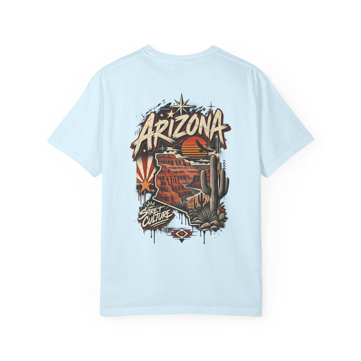 Arizona Street Culture  Unisex Comfort Color 1717 Streetwear Graphic Tee