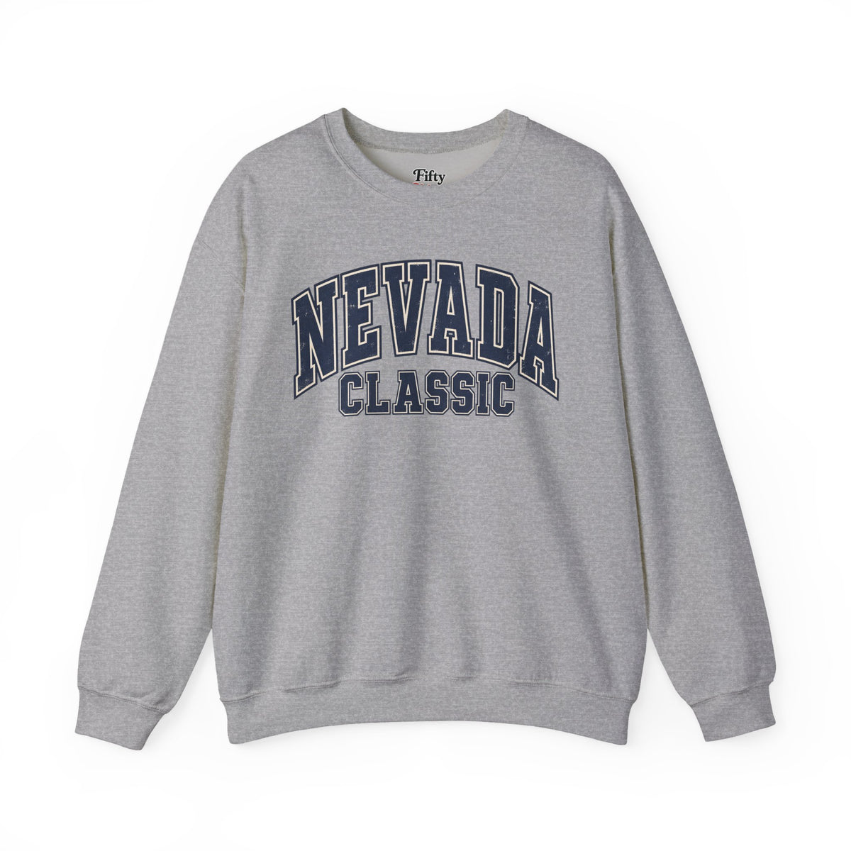 Nevada Classic Unisex Crewneck Sweatshirt State Name Graphic