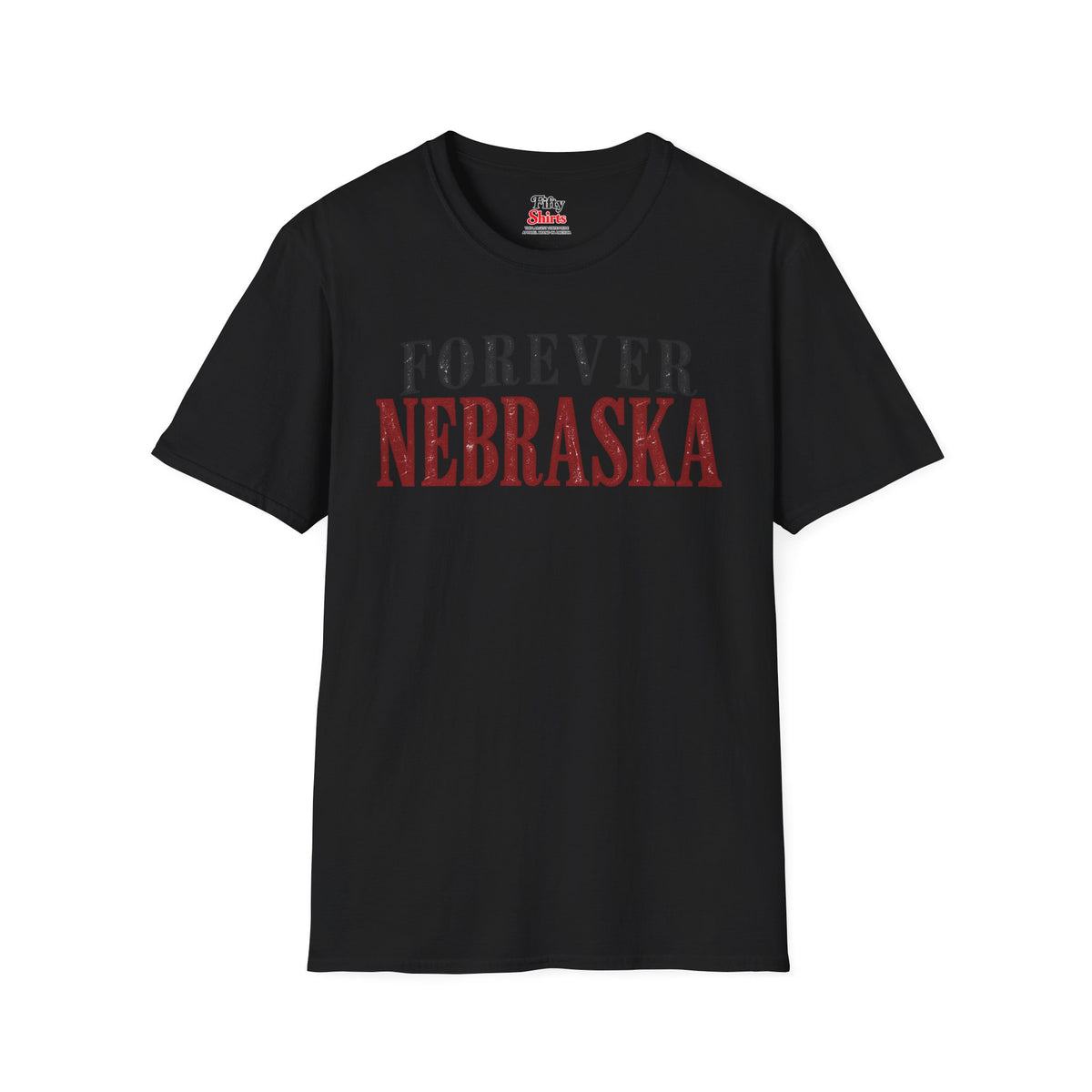 Forever Nebraska Unisex Softstyle T Shirt State Name Graphic Tee