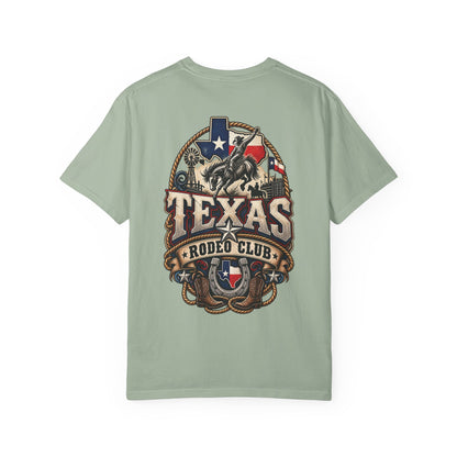 Texas Rodeo Club Unisex Comfort Color 1717 Streetwear Graphic Tee