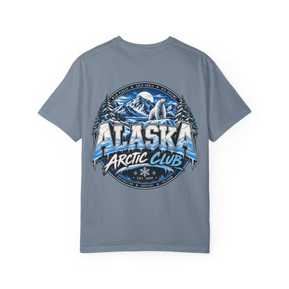 Alaska Arctic Club  Unisex Comfort Color 1717 Streetwear Graphic Tee