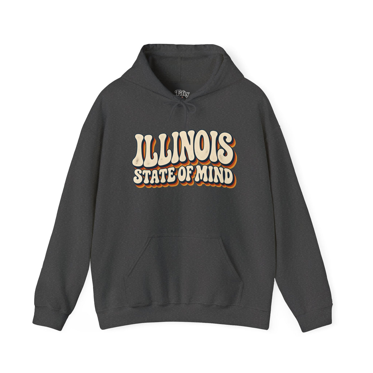 Illinois State of Mind Unisex Hoodie State Name Graphic