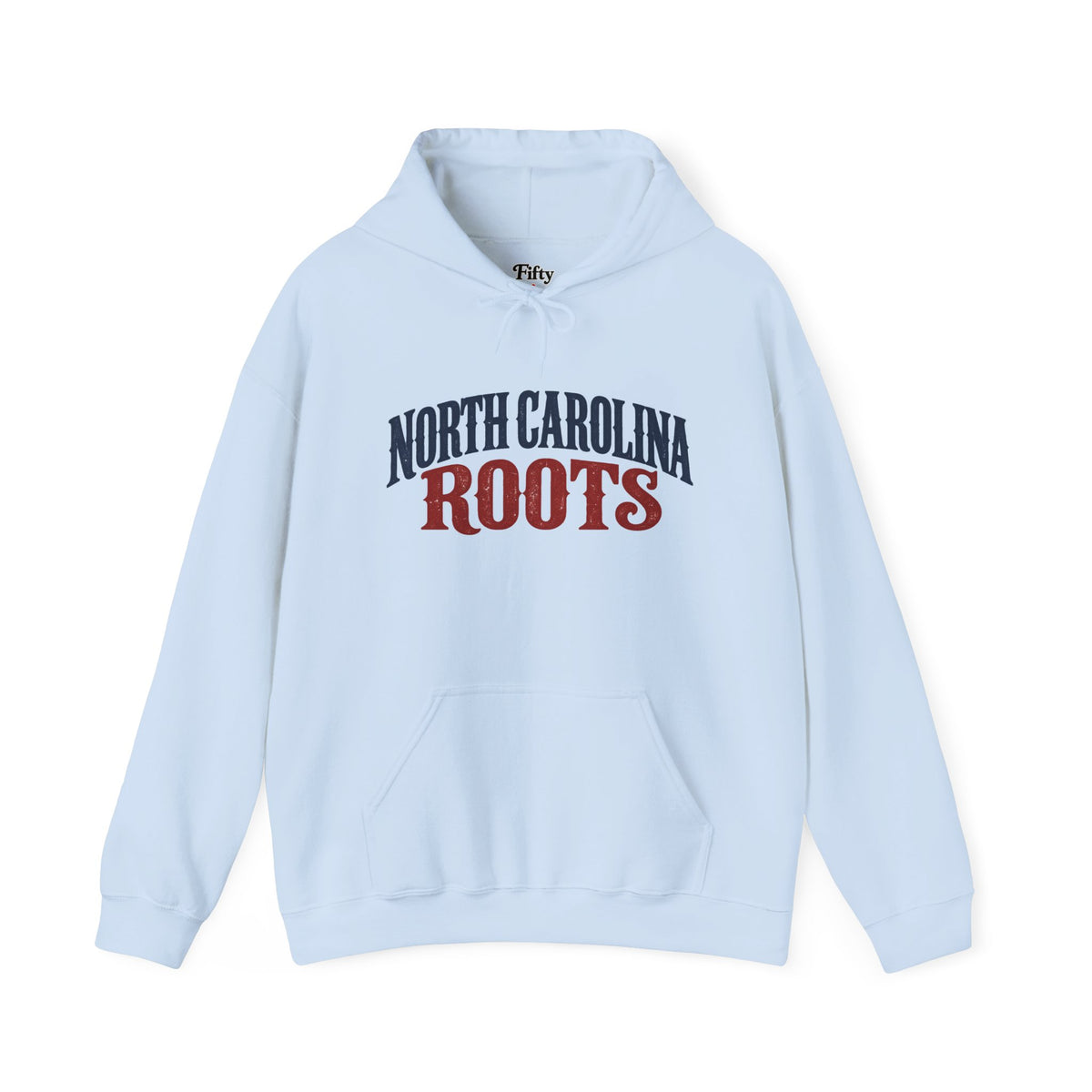 North Carolina Roots Unisex Hoodie State Name Graphic