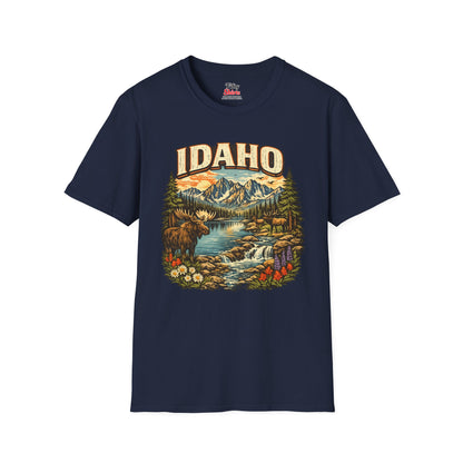 Idaho Wildlife Unisex Softstyle T Shirt State Pride Graphic Tee Collections FS03