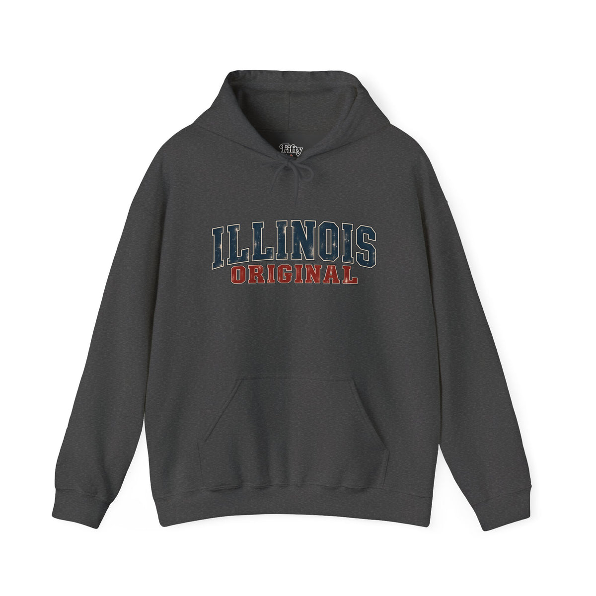 Illinois Original Unisex Hoodie State Name Graphic