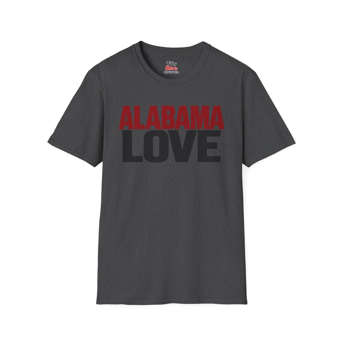 Alabama Love Unisex Softstyle T Shirt State Name Graphic Tee