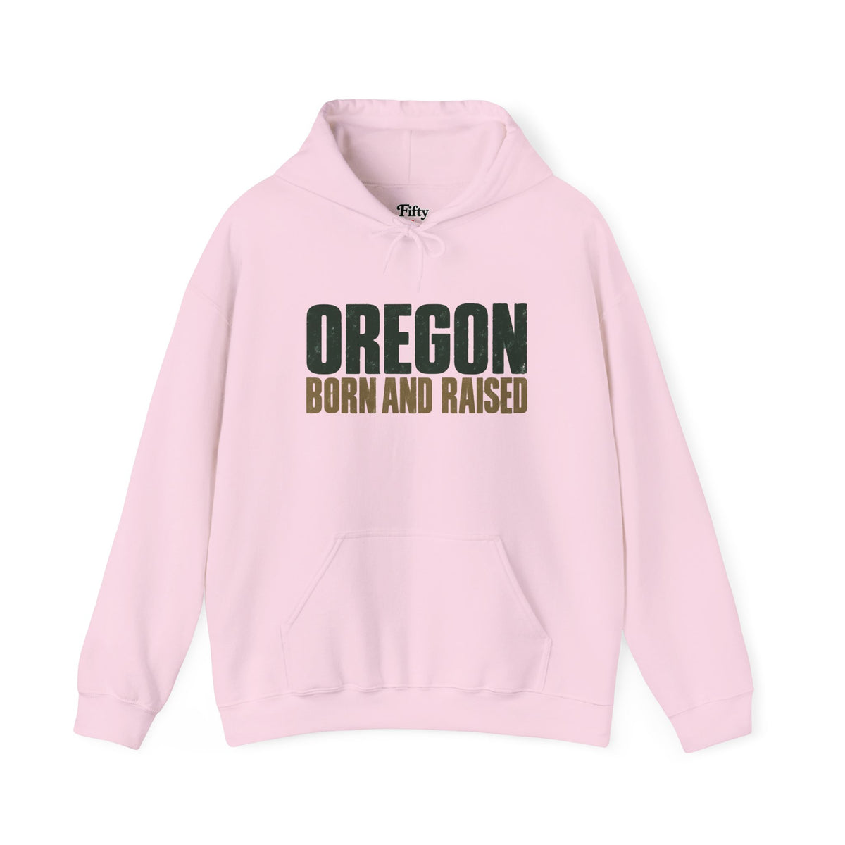 Oregon Born and Raised Minimal PNW Heritage Unisex Hoodie Graphic
