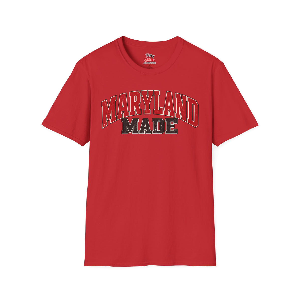 Maryland Made Unisex Softstyle T Shirt State Name Graphic Tee