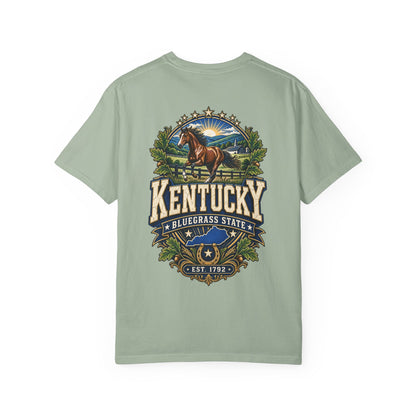 Kentucky Bluegrass Legacy Unisex Comfort Color 1717 Streetwear Graphic Tee
