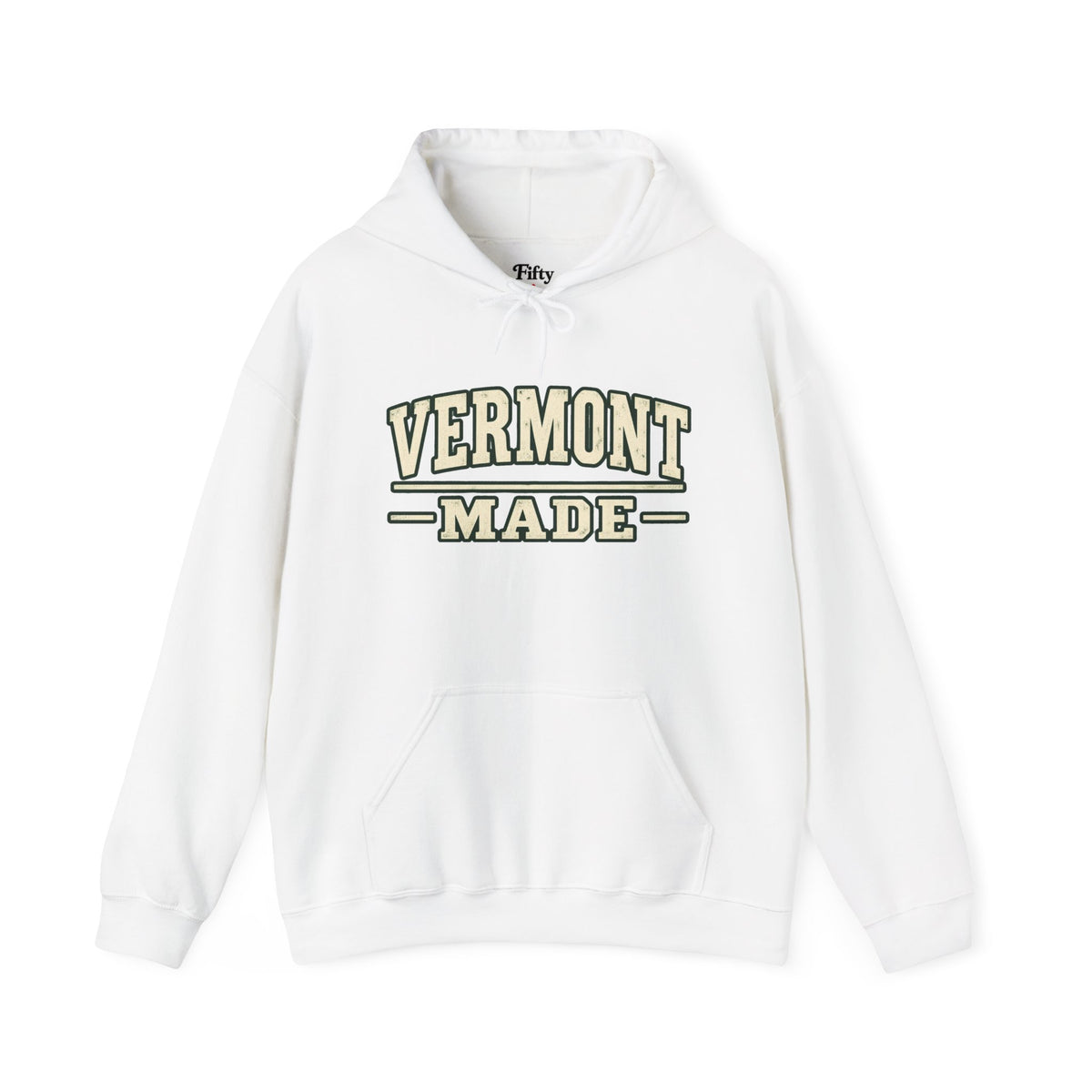 Vermont Made Unisex Hoodie State Name Graphic