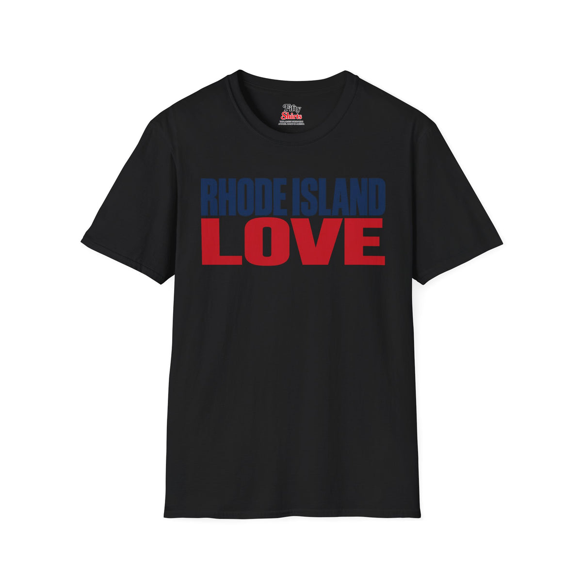 Rhode Island Love Unisex Softstyle T Shirt State Name Graphic Tee