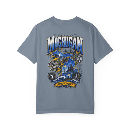 Michigan Street Legacy Unisex Comfort Color 1717 Streetwear Graphic Tee