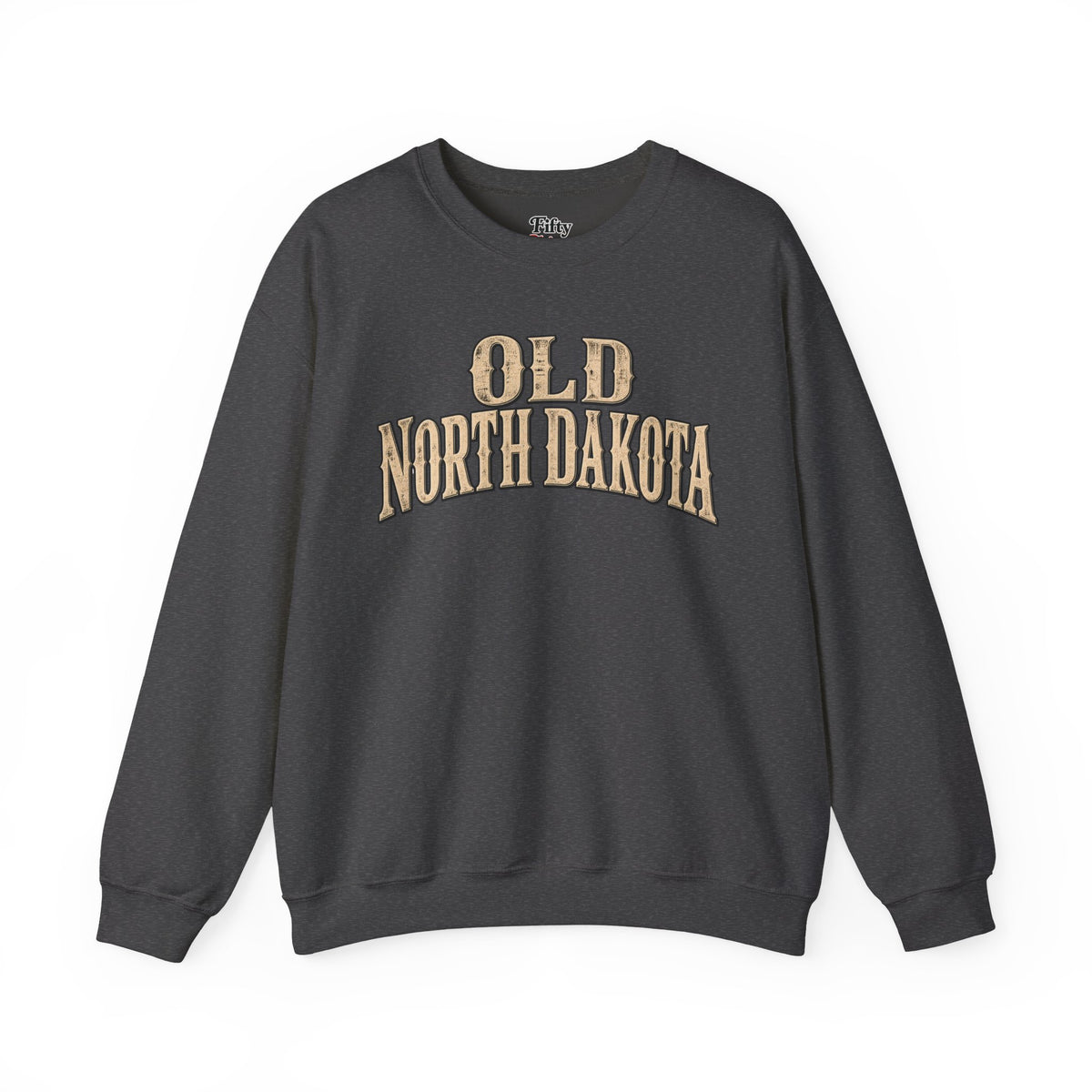 Old North Dakota Unisex Crewneck Sweatshirt State Name Graphic