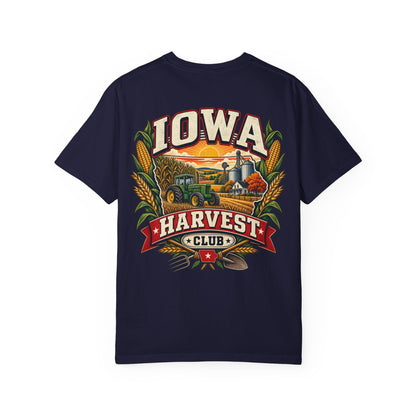 Iowa Harvest Club Unisex Comfort Color 1717 Streetwear Graphic Tee