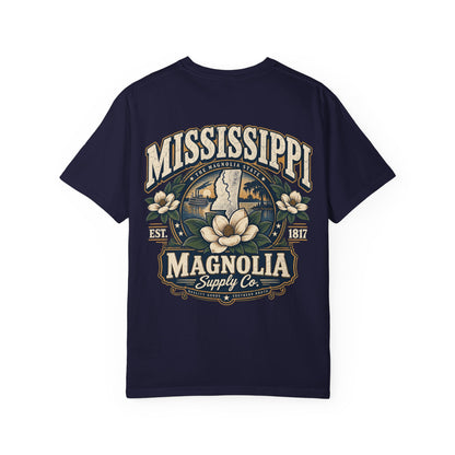 Mississippi Magnolia Supply Co. Unisex Comfort Color 1717 Streetwear Graphic Tee