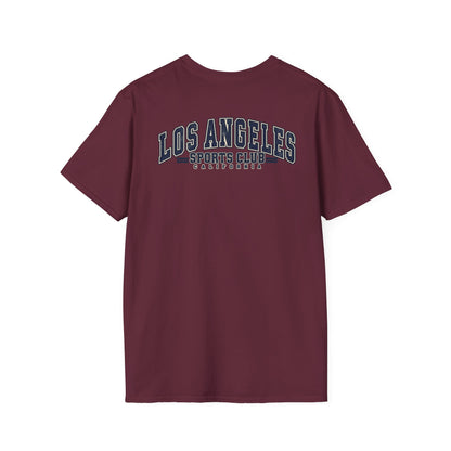 Distressed Los Angeles Sports Club Logo Unisex Softstyle Graphic Tee