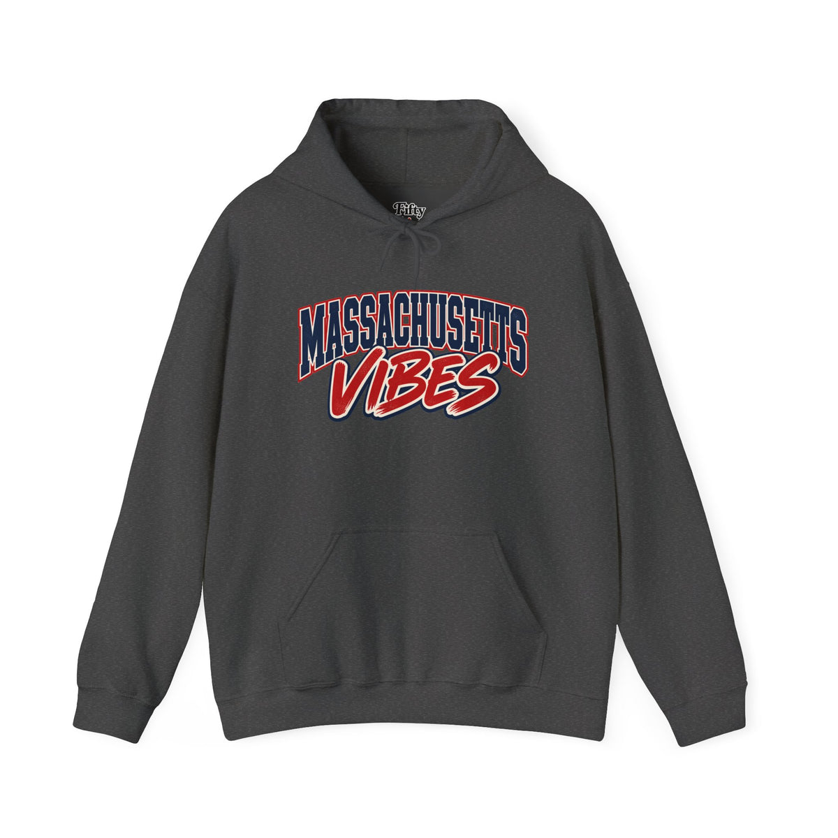 Massachusetts Vibes Unisex Hoodie State Name Graphic