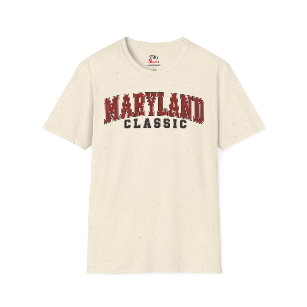 Maryland Classic Unisex Softstyle T Shirt State Name Graphic Tee