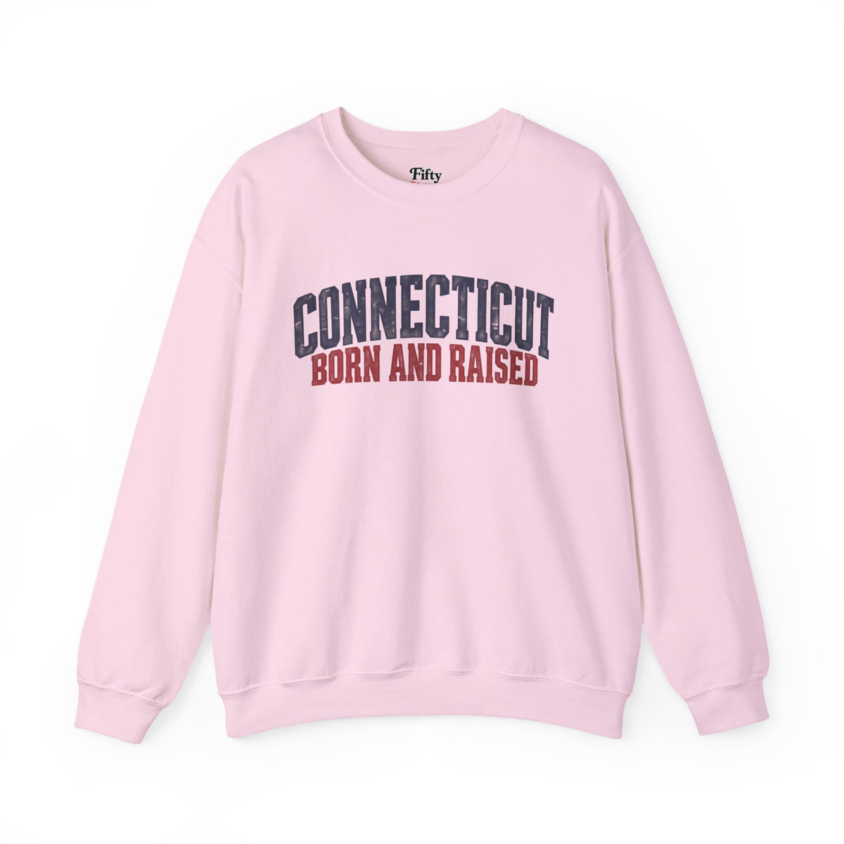 Connecticut Born and Raised Bold Workwear Heritage Unisex Sweatshirt Graphic