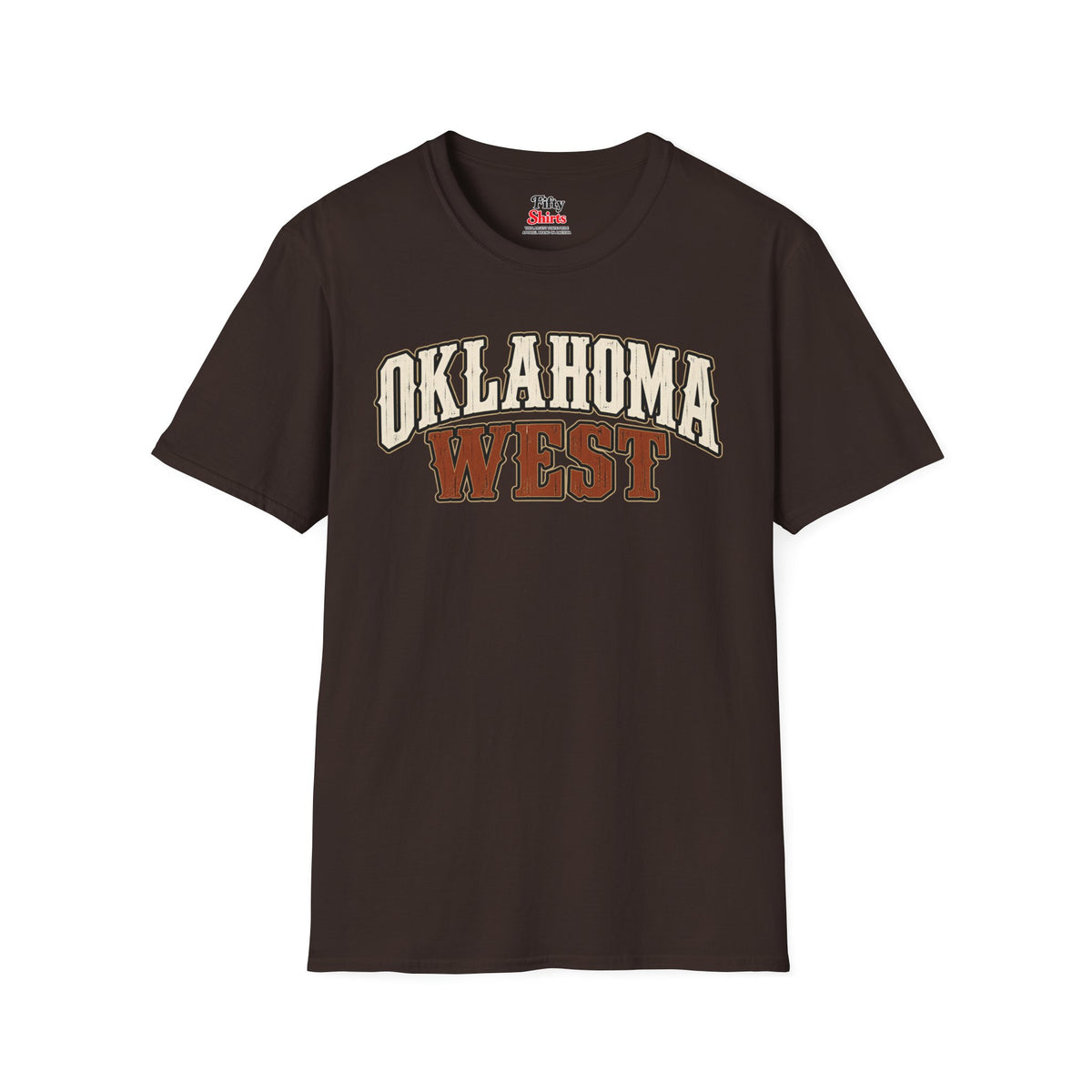 Oklahoma West Unisex Softstyle T Shirt State Name Graphic Tee