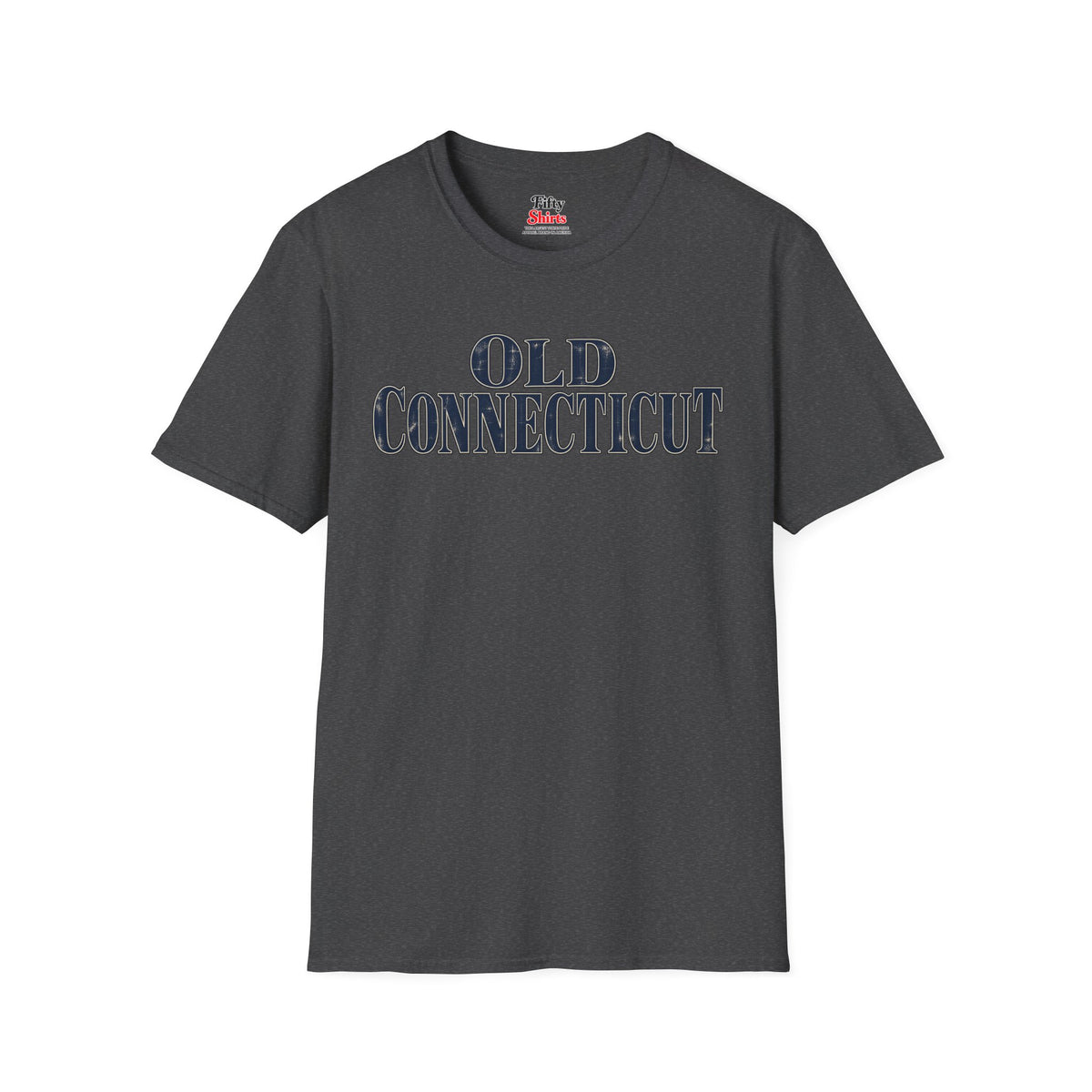 Old Connecticut Unisex Softstyle T Shirt State Name Graphic Tee