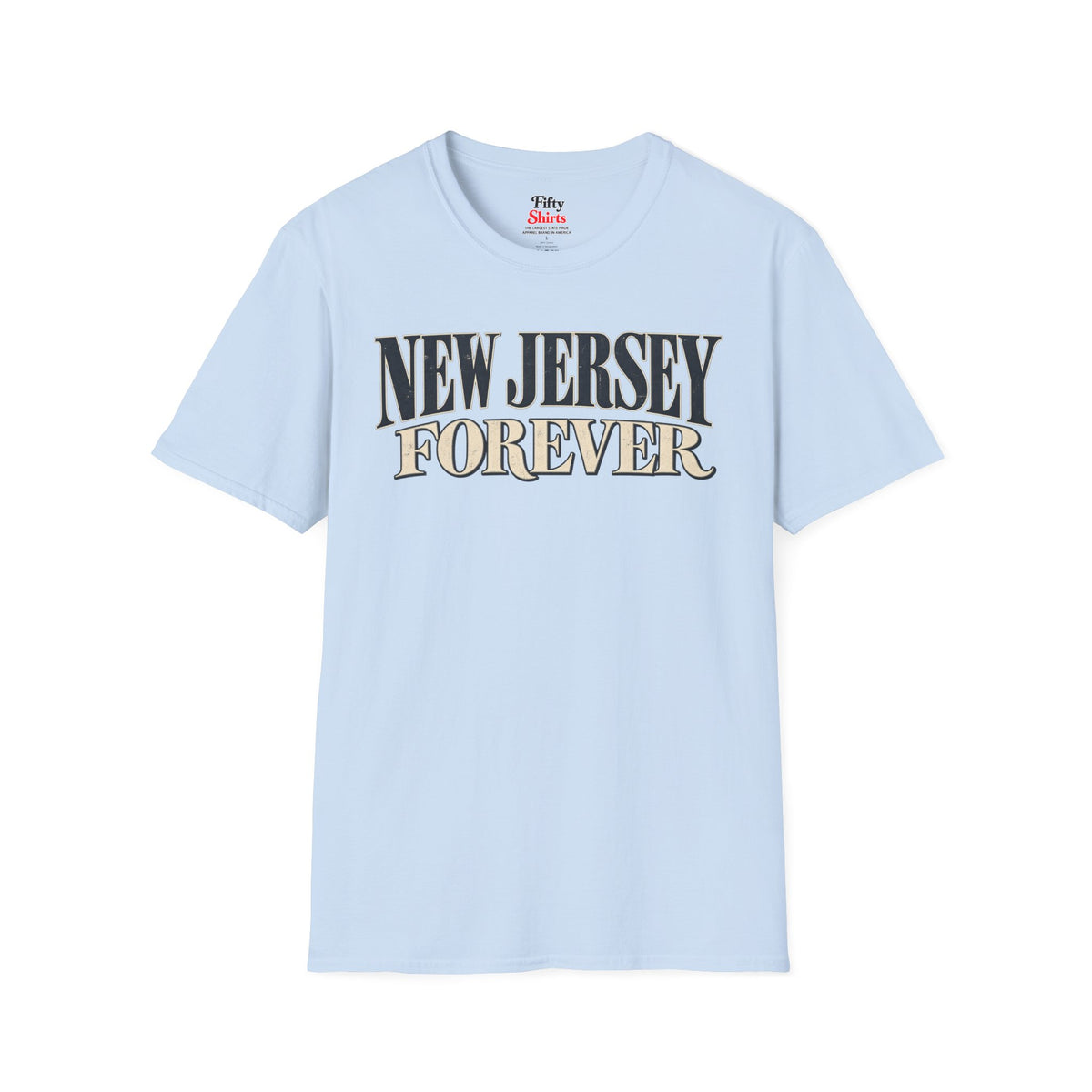 New Jersey Forever Unisex Softstyle T Shirt State Name Graphic Tee
