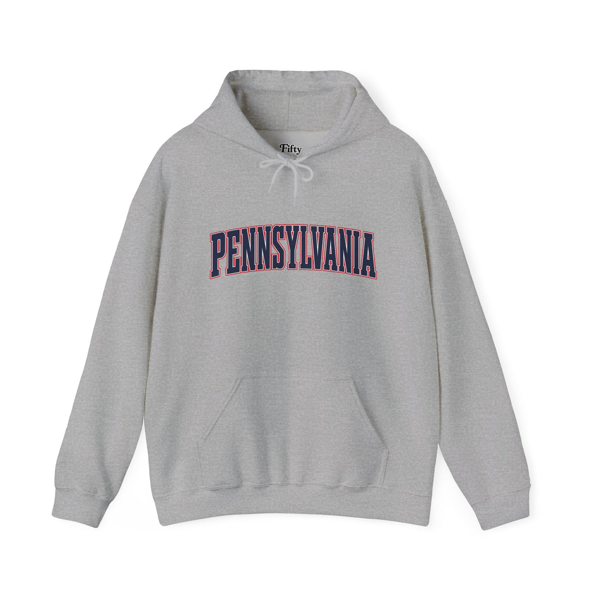 Pennsylvania Unisex Hoodie State Name Graphic