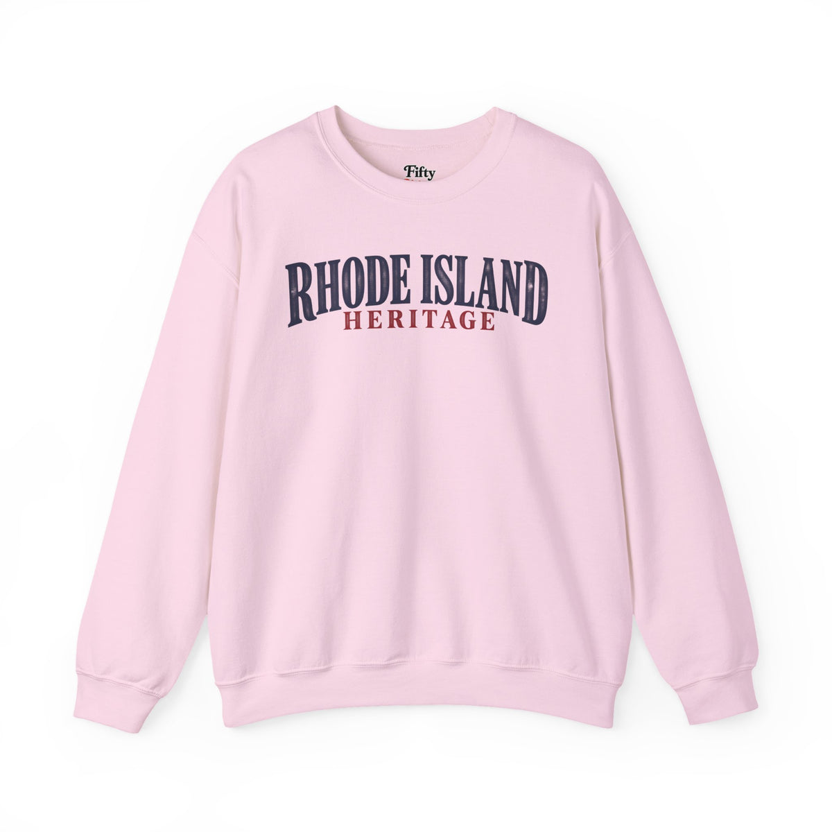 Rhode Island Heritage Unisex Crewneck Sweatshirt State Name Graphic