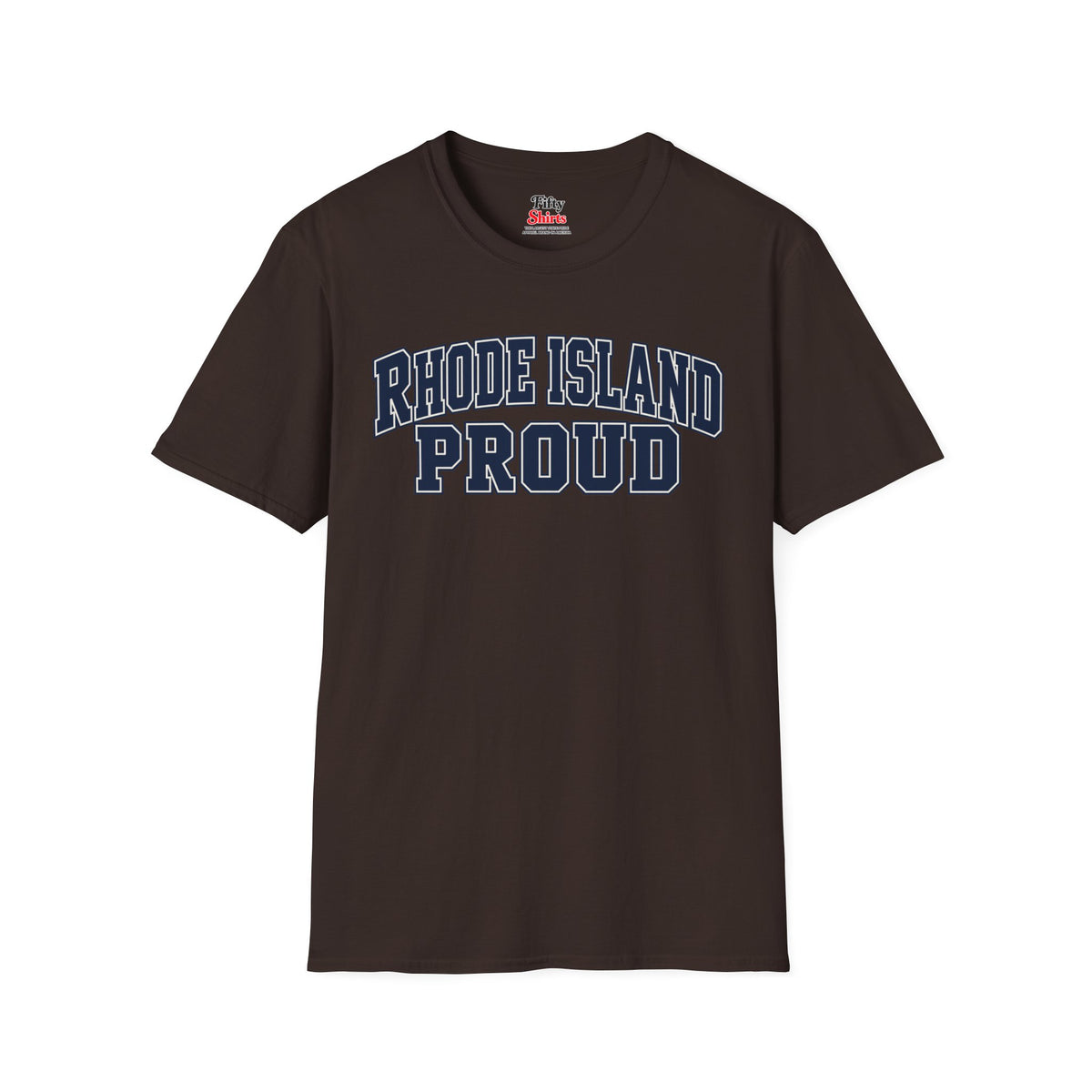 Rhode Island Proud Unisex Softstyle T Shirt State Name Graphic Tee