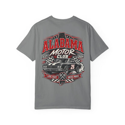 Alabama Motor Club Unisex Comfort Color 1717 Streetwear Graphic Tee