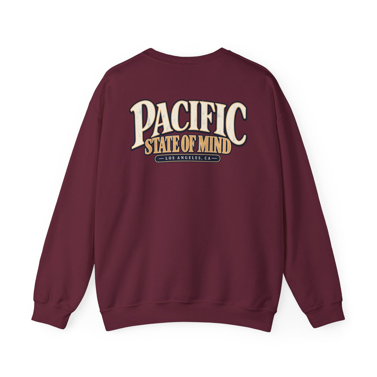 Pacific State Of Mind Los Angeles Unisex Crewneck Sweatshirt Graphic