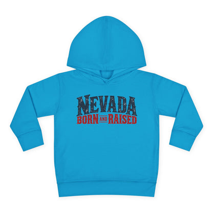 Nevada Born and Raised Classic Ranchwear Unisex Toddler Pullover Fleece Hoodie