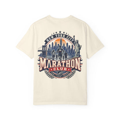 New York City Marathon Club Unisex Comfort Color 1717 Streetwear Graphic Tee