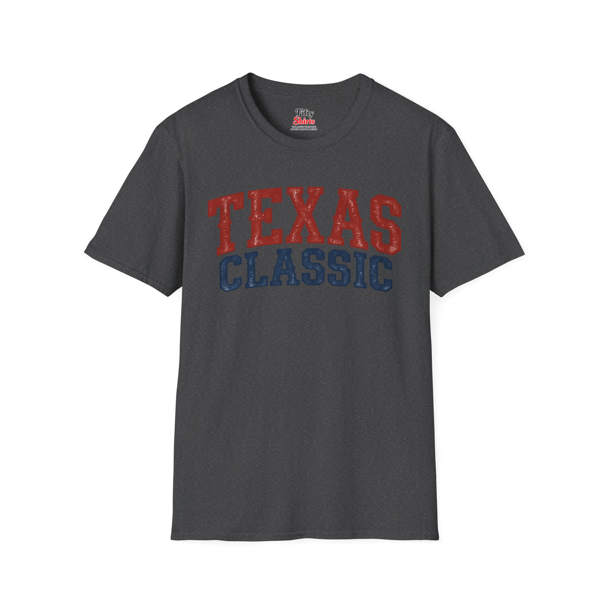 Texas Classic Unisex Softstyle T Shirt State Name Graphic Tee