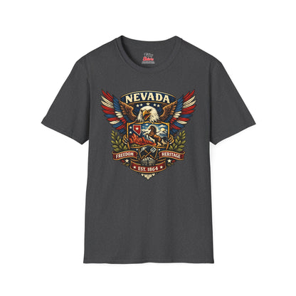 Nevada Americana Eagle Unisex Softstyle T Shirt State Pride Graphic Tee Collections FS03