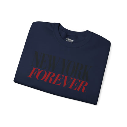 New York Forever Unisex Crewneck Sweatshirt State Name Graphic